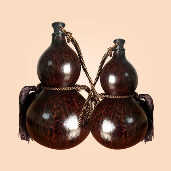 500/1000ML Gourd Water Bottle with Braided Strap Leak-proof Travel Sports Water Bottle Vintage Chinese Style Monkey King Wukong Drinking Bottle