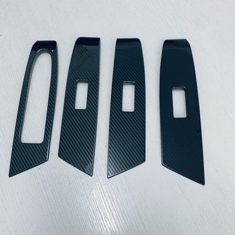 For Mazda CX-50 CX 50  2024 ABS Inner Car Door Armrest Window Lift Button Switch Cover Glass Control Panle Cover Accessories