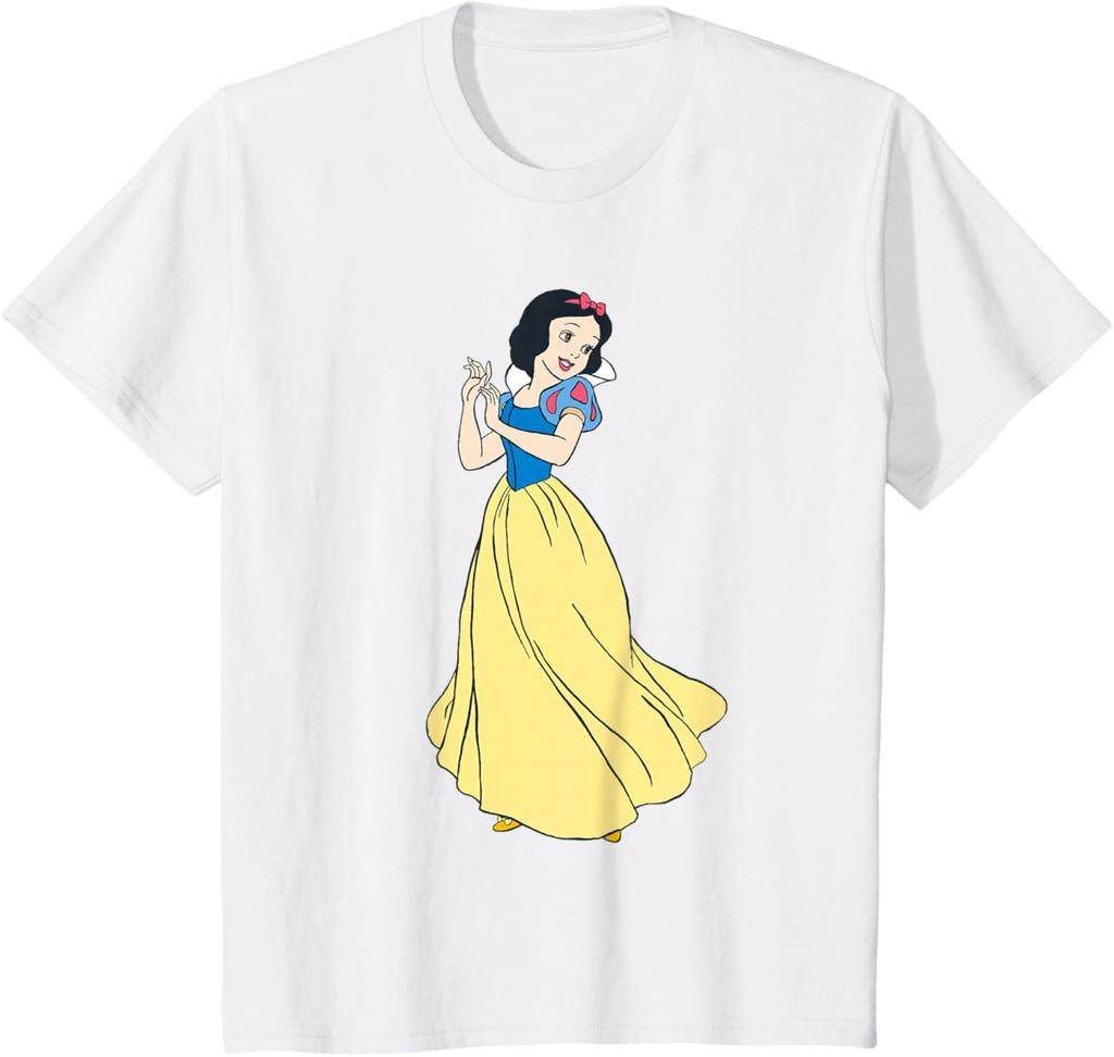 Hot Fashion Unisex Princess Snow White Classic T-Shirt S-4XL Four Seasons
