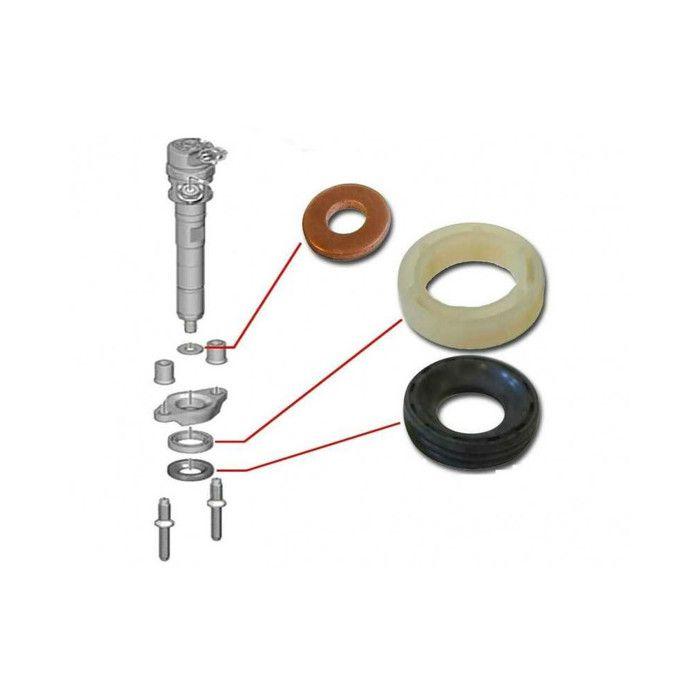 O-ring Kit for Injectors Compatible 1.6 HDI Peugeot Citroën Mini