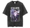 Jujutsu Kaisen Koszulka Cosplay Anime T-shirt Podkoszulek Vintage Prana Bawełna