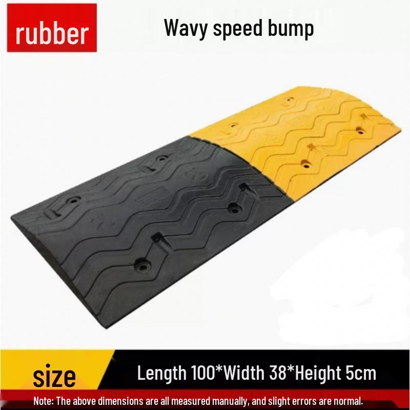 High Load Capacity Rubber Speed Bump for Car & Road Safety