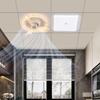 Modern Minimalist Integrated Kitchen Fan with Eye-Protection Light and Bathroom Recessed Oscillating Electric Fan Light