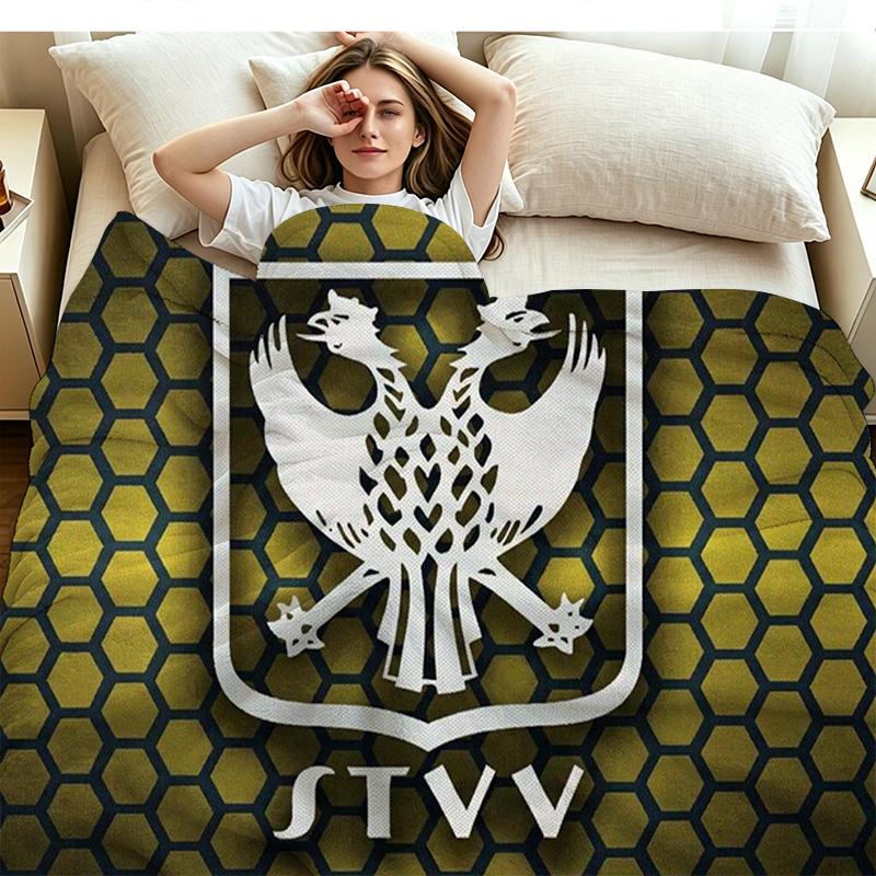 Sint-Truidense VV Print Flanelldecke Hohe Qualität Warm Bequem Decke für Alle Jahreszeiten Perfekt für Geschenke Heimdekoration