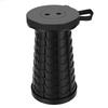 Portable Collapsible Stool Multifunctional Adjustable Height Retractable Folding Stool for Camping Fishing