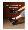 2025 Autumn New JK High-heeled Mary Jane Waterproof Platform Thick-heeled High-heeled Shoes Small Leather Shoes Spring and Autumn Round Head Sing