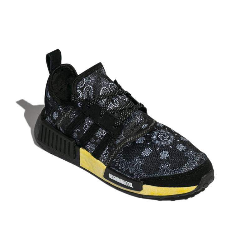 Adidas Neighborhood X Adidas NMD_R1 'Black Paisley Bandana' Sneakers GY4157