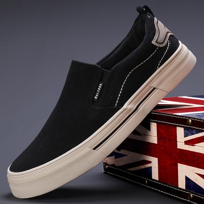 Summer New Men's Shoes Casual Fashion Joker Men's Canvas Shoes Daily Comfort Flat-bottomed Low-top Shoes Men.