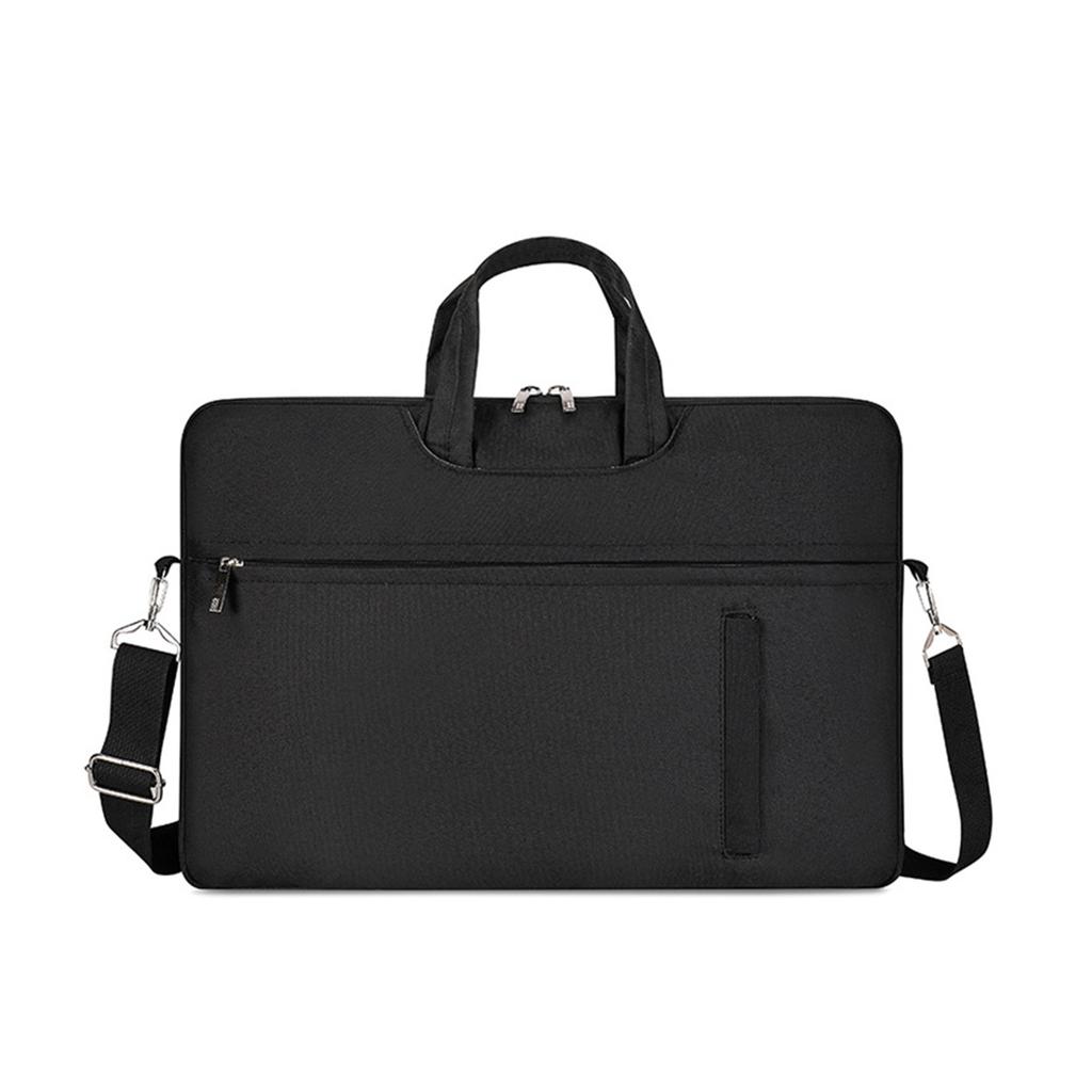 Protective Carrying Case Notebook Handbag Oxford Cloth Laptop Computer Bag with Shoulder Strap Splash-proof Portable