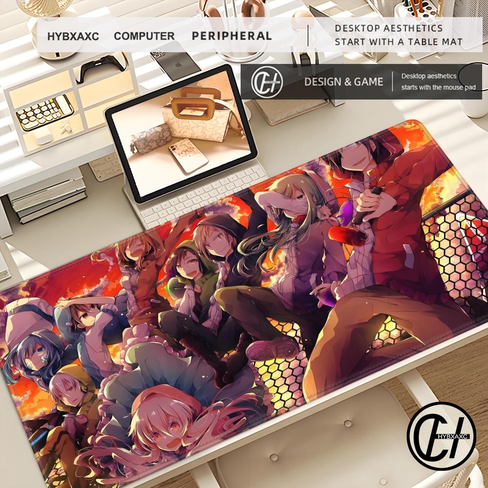 Mouse Pad Cute HD Kagerou Desk Pad Extended Gaming YNDFCNB Keyboard Mats Large 100x50cm XXL Gamer Mousepad
