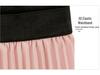 Women's Plus Size Chiffon Pleated A-Line Skirt - Summer Korean Style, High Waist, Medium to Long Length
