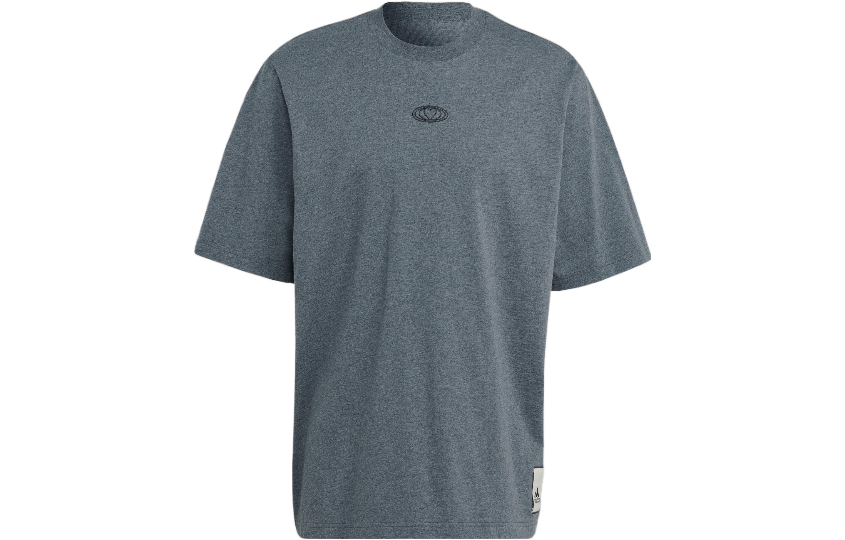 

Adidas Day T Shirts Unisex Crew Neck Moderate Straight Fit IL8296 S