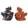 Purple Clay Zodiac Animal Horse Tea Pet Ornament – Cute, Creative Tea Table Dragon Mascot Decoration