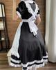 Maid British Long Short Plus Maid Coffee Costume [NOKIJP] Costume, Cosplay, Style, Lace, Ribbon, Sleeves, Sleeves, Lace, British, Halloween,