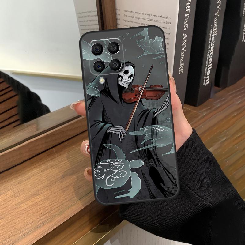 Music Violin Case For Samsung Galaxy M13 M53 M51 M31 M11 M14 M34 M54 M12 M32 M52 M16 M36 M56 M15 M35 M55