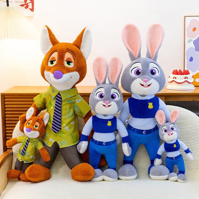 Zootopia Judy Hopps Nick Wilde Plush Toys With Pp Cotton Filling For Kids And Collectors