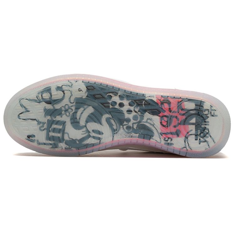 Li Ning Disney X  Collaboration Series Non-Slip Durable Low-Top Skate Shoes Women Sneaker White Pink AGCS020-3