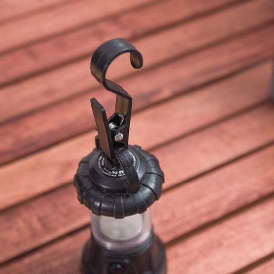 4 Pezzi Clip Gancio per Tenda da Campeggio Esterna, Gancio Robusto a Forma di S con Clip, Gancio Morsetto Portatile Leggero Multifunzione