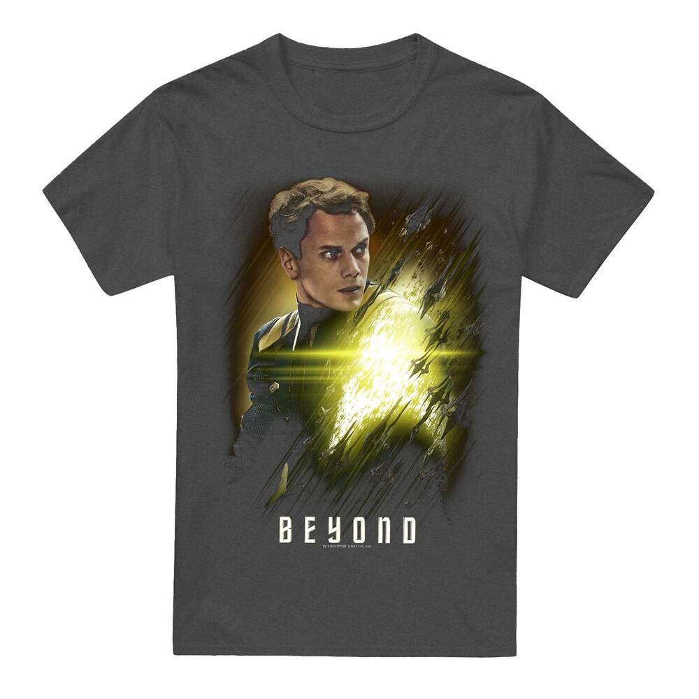 Star Trek Beyond Chekov Poster 100% Cotton T-shirt Mens Tees Top S-3XL, Charcoal S