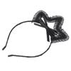 Cute Crown Lace Headband Women Hair Accessory for Halloween Christmas Cosplay Party