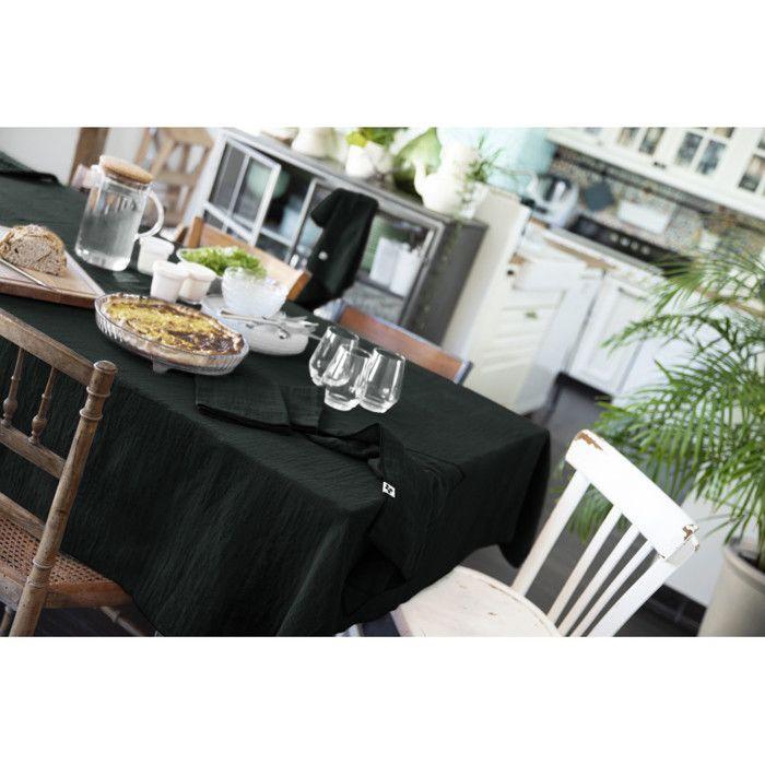 Tablecloth "Gaïa" 150 X 350 Cm "Cotton Gauze" the Butterfly Effect - Gaia Fir -