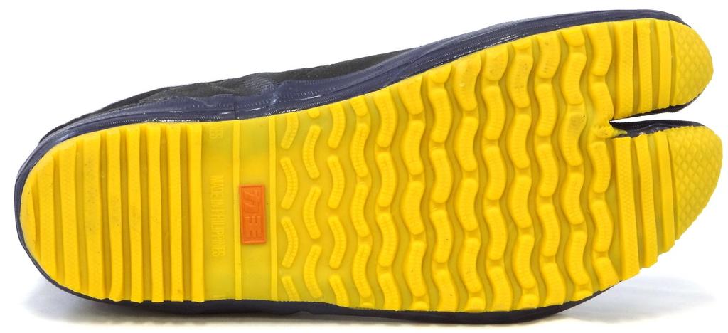 Rikioh Adhesive Practical Underground 5 JH5 Tabi, Tabi, Sheets, Kohaze, Black, 24.5cm,