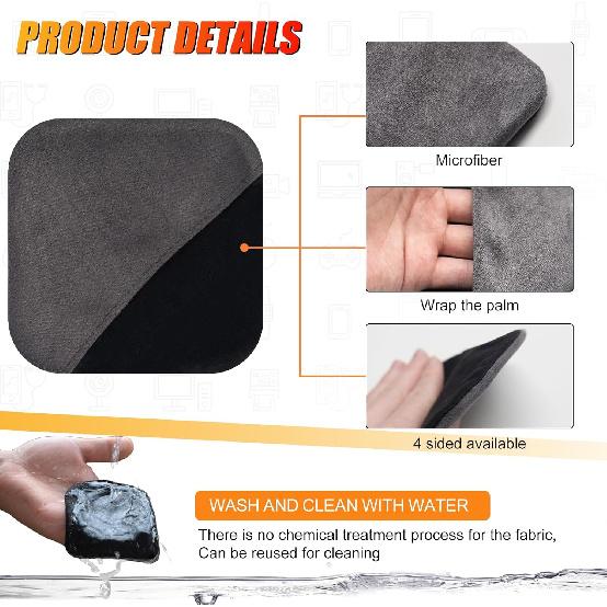 SuperKaKa Car Screen Cleaner- Vehicle Touchscreen Microfiber Cleaning Cloth, Touch Screens Clean Wipes Cars Interior Accessories Universal for Tesla