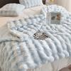 Soft Flannel Throw Blanket Lightweight Warm Bed Blanket For Bedroom Couch