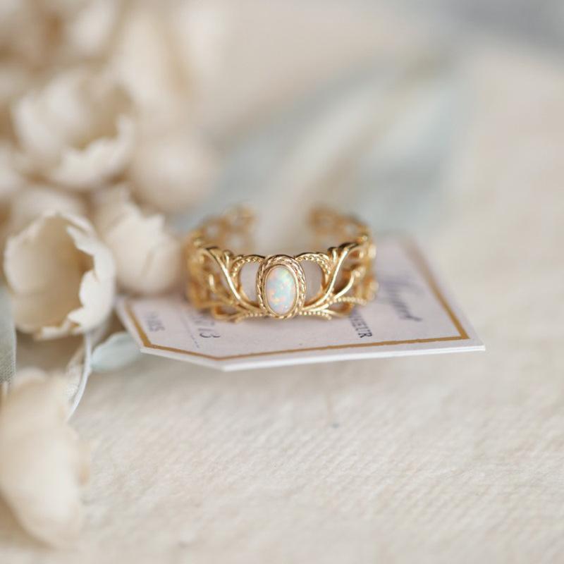 

Модное медное регулируемое кольцо для женщин с потрясающим ретро-дизайном, геометрией и