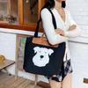 Trendy Street Style Canvas Tote Backpack Comfortable Commuter Bag For Everyday Use