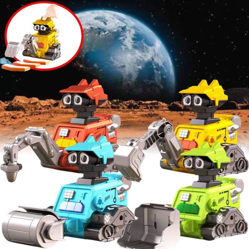 Engineering Toy Vehicle Kid Christmas Gift Puzzle Childrens Day Space Robot