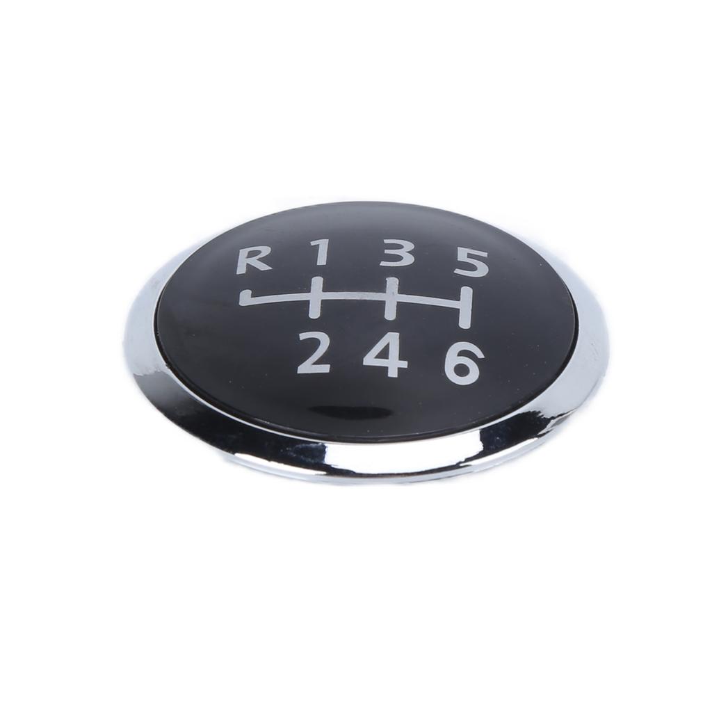 6 Speed Gear Shift Knob Cover Cap Black ABS Replacement for T5 Transporter 2003‑2010