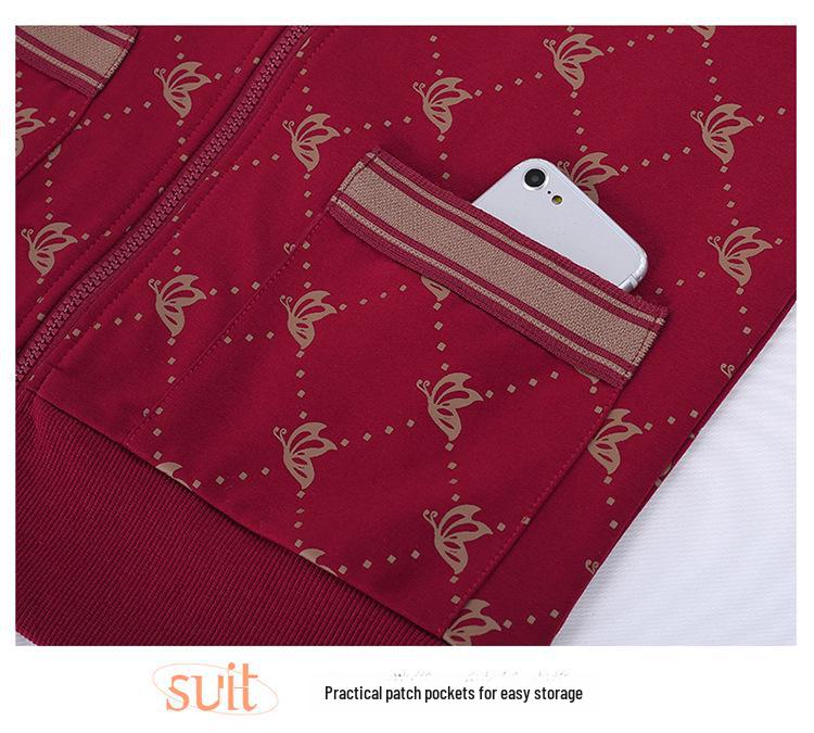 Women's Casual Three-Piece Suit: Long Sleeve Loose-Fit, Korean Style for Spring/Autumn, Age-Reducing, Plus Size Sportswear.