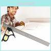 Stainless Steel Adjustable Angle Ruler Level Measuring Tool For Precision Projects 300mm
