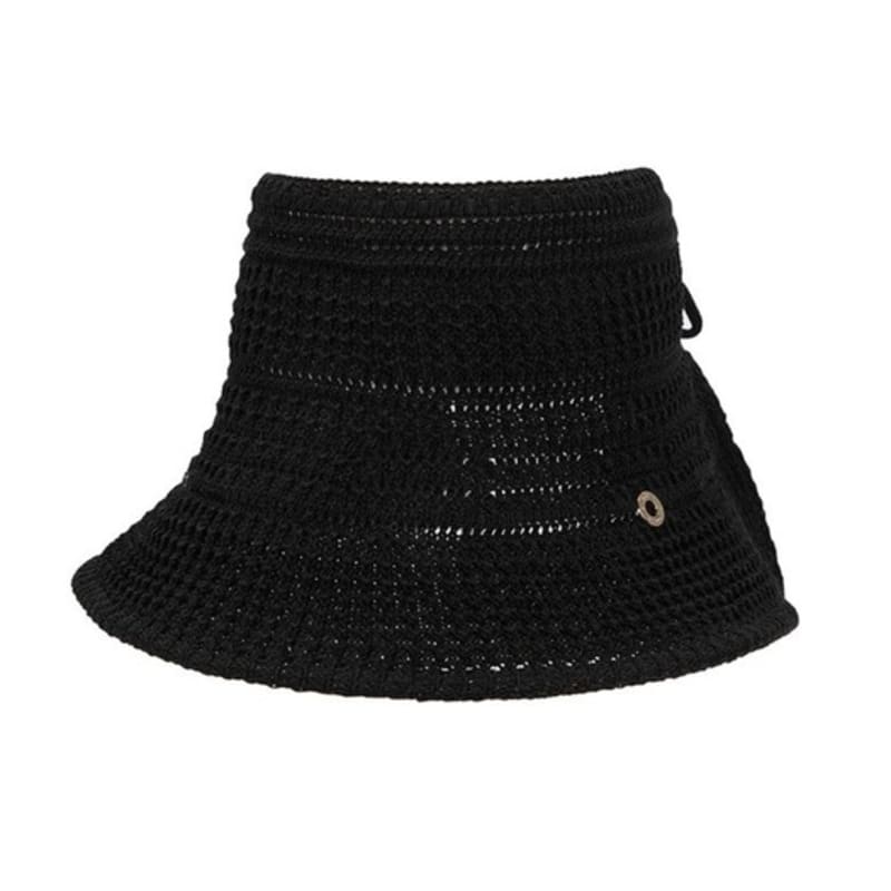 Återkommande,återkommande Virkad hatt_svart