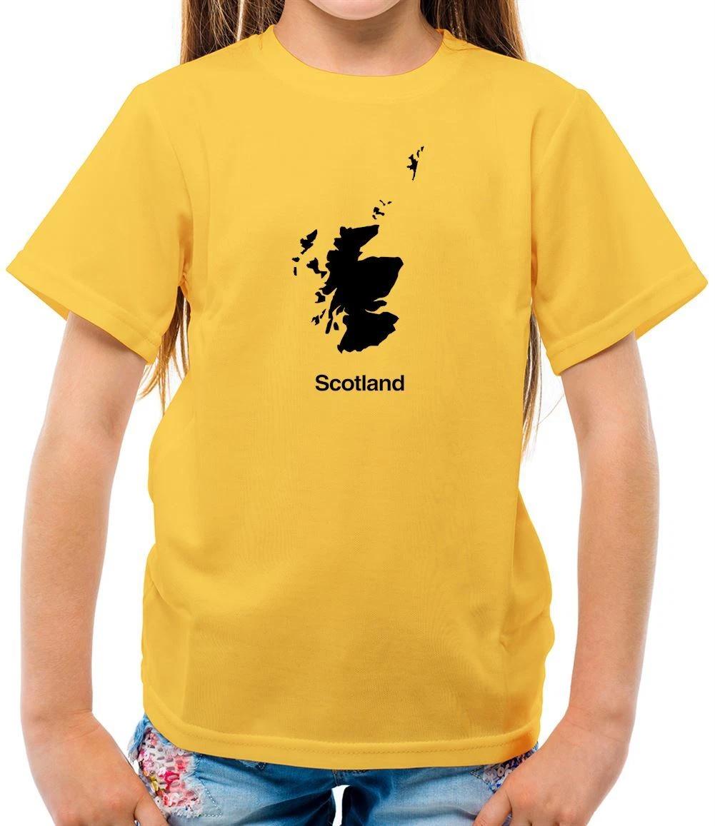 Country Silhouettes Scotland - Kids T-Shirt - Edingburgh Glasgow UK Travel 100