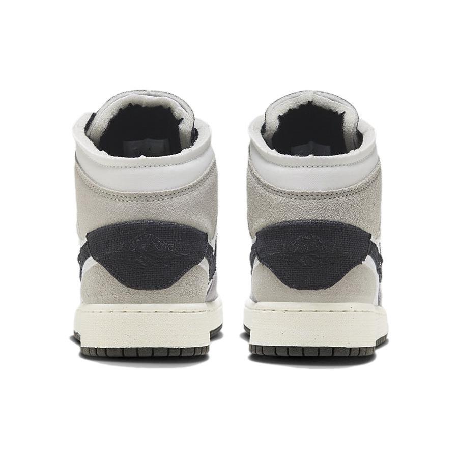 Jordan 1 Mid SE Craft White Cement Grey Black GS FD9091-002