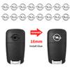VKXG1 16mm Car Key Emblem Badge Sticker Auto Control Key Logo Decal For Opel Insignia Astra J F Antara Meriva H G Corsa OPC Zafira