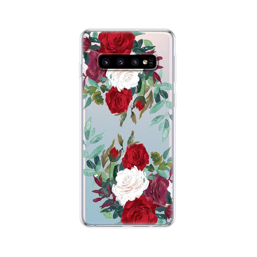 For Samsung Galaxy S10 Case S10Plus Silicone TPU Cover Phone S10 E Case On For Samsung S10 Plus G975F S 10 SM-G973F Transparent