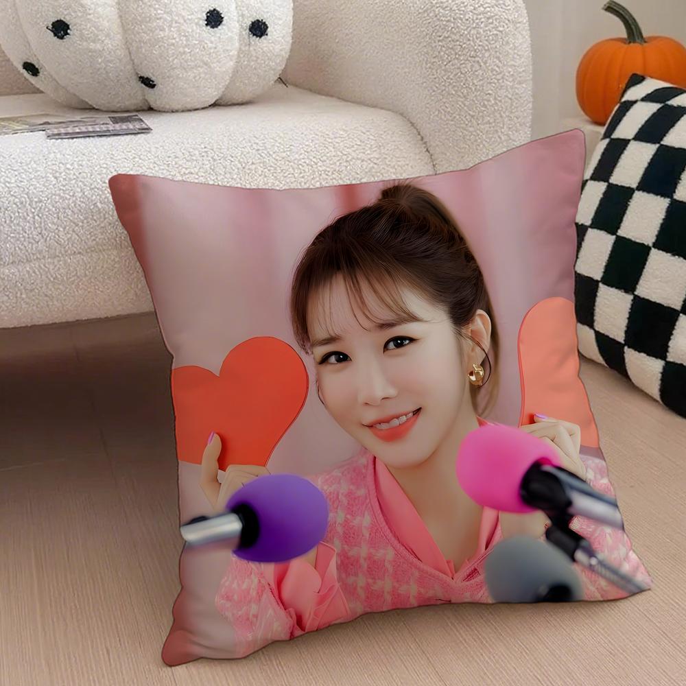 Actor Sweet YYoo Inna Cushion Cover Throw Pillow Cover Hidden Button Durable Polyester Chair Cushion