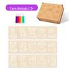 Wooden Painting & Drawing Set for Kids: Kindergarten & Primary School Beginner Art Kit