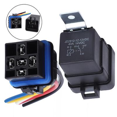 Waterproof Car Relay 12v SPDT 5-Pin 40A Automotive Waterproof Relay Kit For Boat Auto Car Accessories