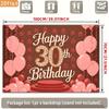 2D plane, 1 piece of pink and brown 30th anniversary diamond balloon cake pattern