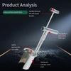 MultiFunctional Gardening Planter Transplanter T Handle Tool for Flower Vegetable and Tree Transplantation