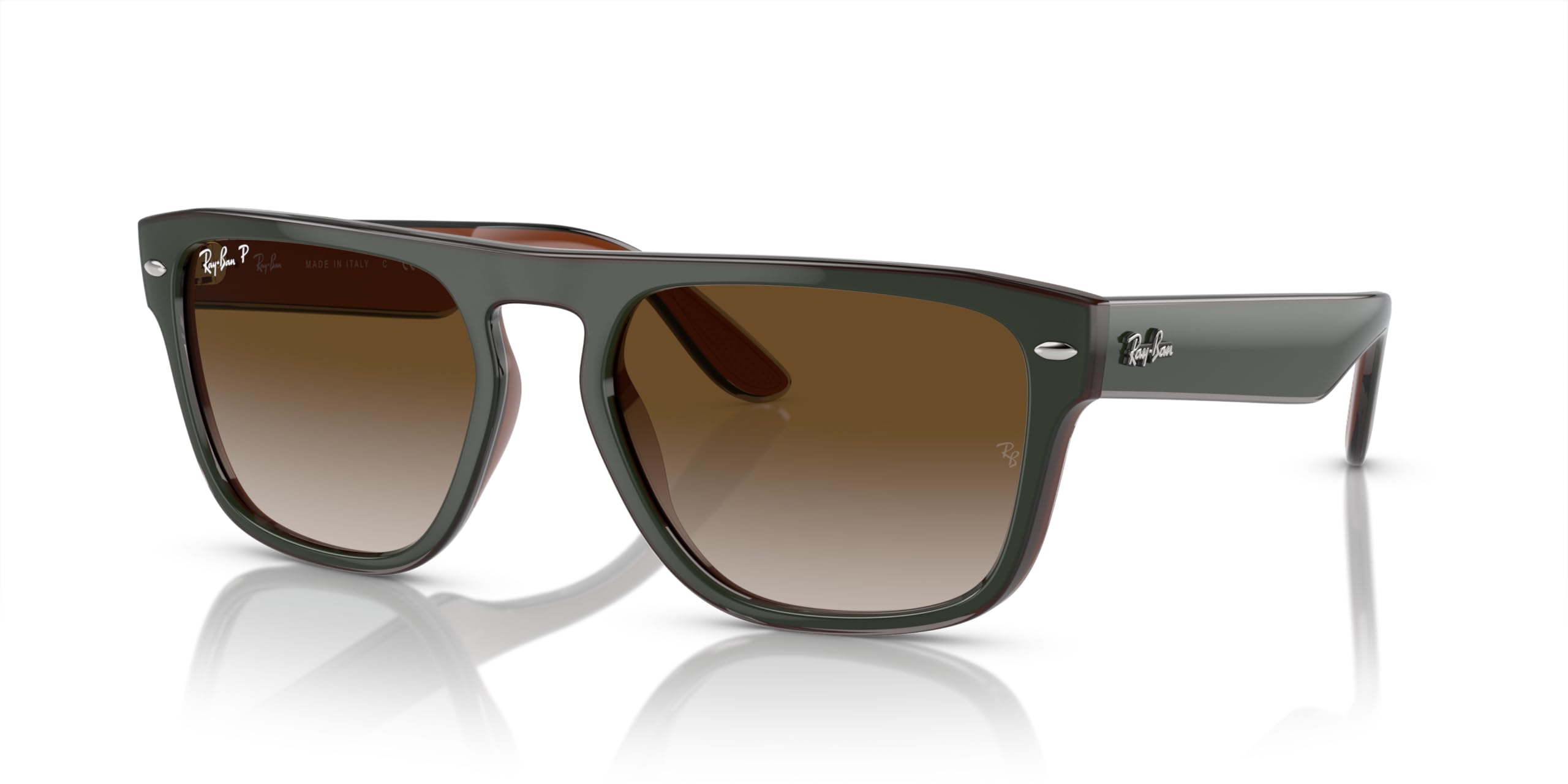 

Sunglasses RB4407 GREEN DARK GRAY BROWN 57 [Ray-Ban] TRANSP.
