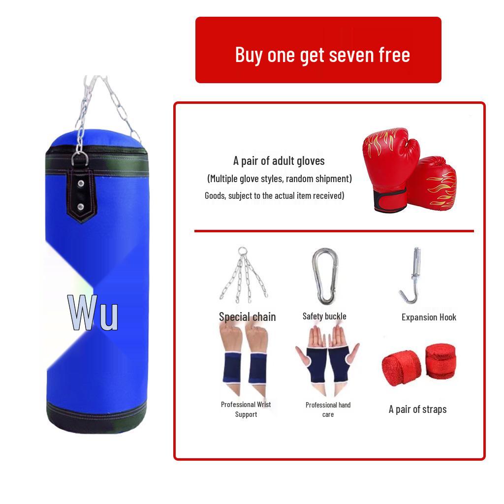 Hanging Oxford Cloth Canvas Punching Bag for Adults - Thickened for Gym and Sanda Training