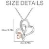 Heart Shaped Creative Necklace For Women With Sparkling Rhinestones Perfect For Valentine's Day Gift