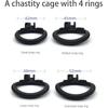 Sex Toys for Men Adult Hot Sale Waist Belt Male Chastity Cock Cage Penis Sleeve Cockrings Erotic Urethral Lock BDSM Bondage Sex
