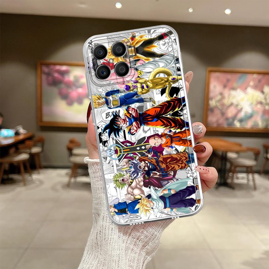 Cartoon Dragon Ball Anime Case for Honor 90 Lite X7b X8a X9b X8b X9a X8 Soft Phone Cover