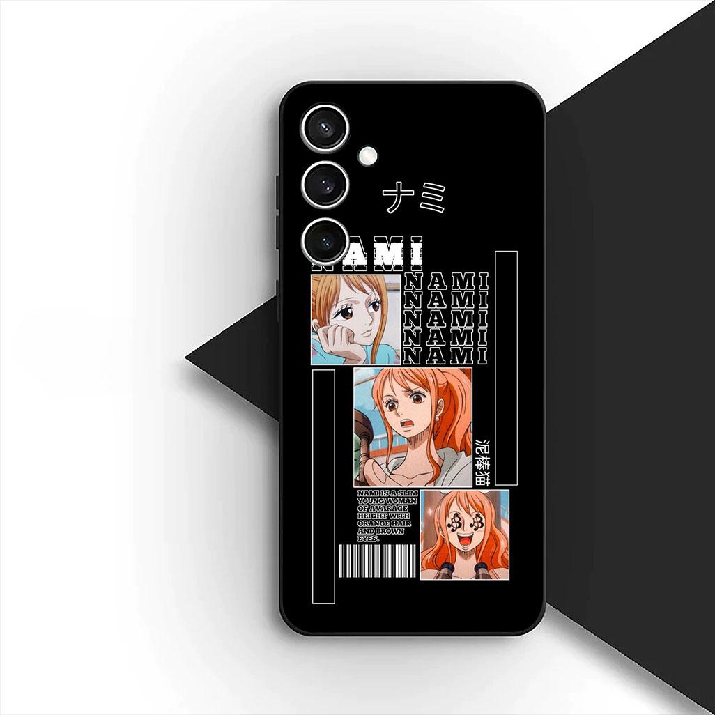 

Cover for Samsung Galaxy S20 S22 S21 FE Ultra Plus A07 A17 A15 A16 A25 A57 A37 Phone Case Roronoa Zoro Nami One Luffy Pieces Galaxy S20+